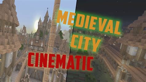 Minecraft Xbox One Medieval City Map Cinematic Youtube
