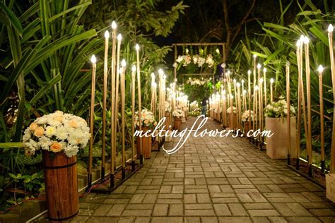 Pathway Decorations For Wedding At The Taj West End Hotel Bangalore