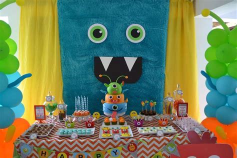 Monsters Birthday Party Ideas Photo 19 Of 32 Monster 1st Birthdays