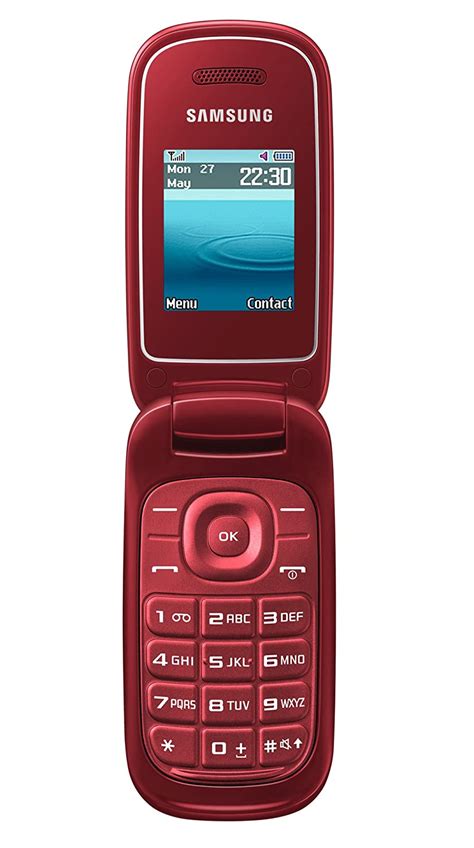 Samsung E1270 Sim Flip Mobile Phone Unlocked Cheap Basic Cheapest Red