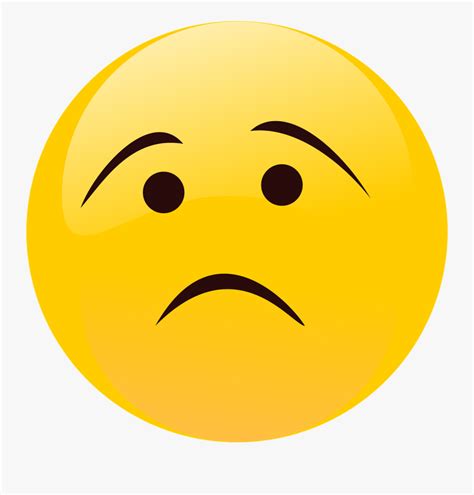 Sad Icon Smiley Emotion Chat Human Wink Emoji Free Transparent