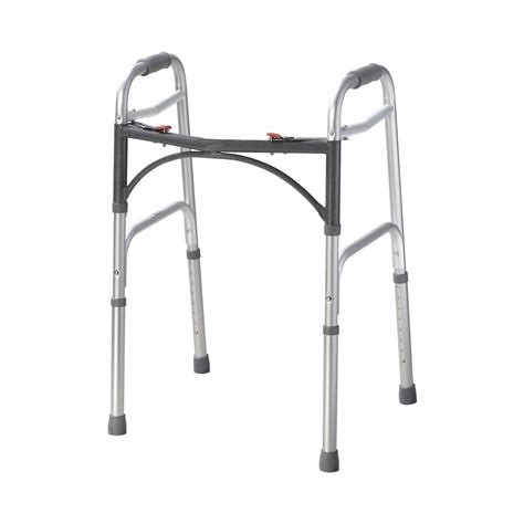 McKesson Folding Walker 350 lbs. Weight Capacity, Silver