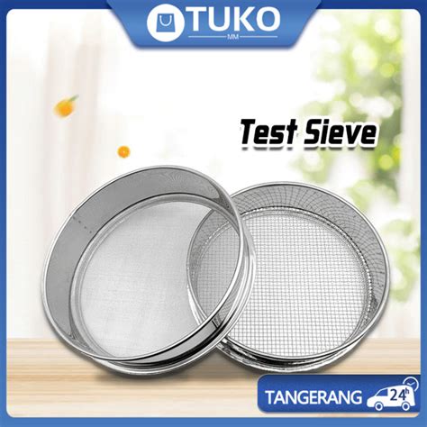 Sieve Test Mesh Sieve Ayakan Stainless Cm Lazada Indonesia