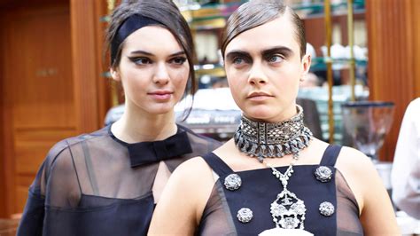 Kendall Jenner And Cara Delevingne Are Twinning In Blonde Bobs For A Calendar Teen Vogue