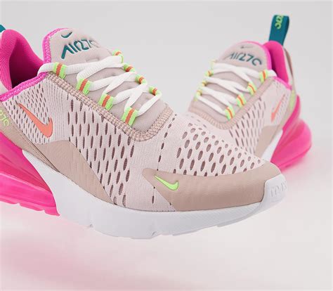Nike Air Max 270 Trainers Barely Rose Atomic Pink Sneaker Damen