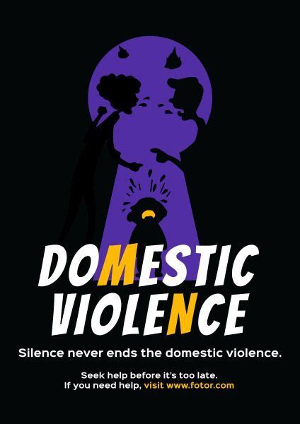 Domestic Violence Poster Template And Ideas For Design Fotor