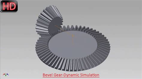 Bevel Gear Dynamic Simulation Video Tutorial Autodesk Inventor Youtube
