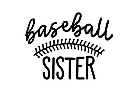 Baseball Sister Graphic By Svg Digital Designer · Creative Fabrica
