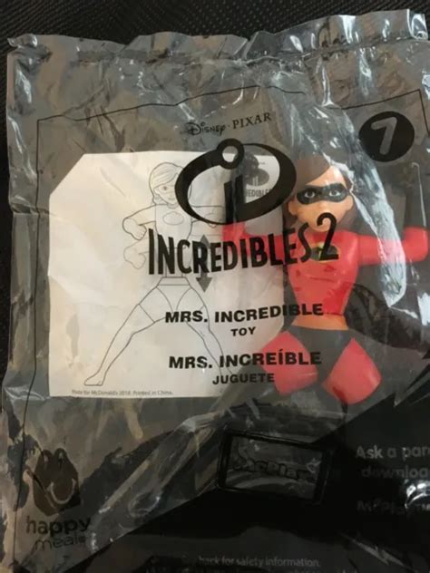 New Unopened Mrs Incredible 7 Incredibles 2 Mcdonalds 2018 Happy Meal Toy 1 99 Picclick