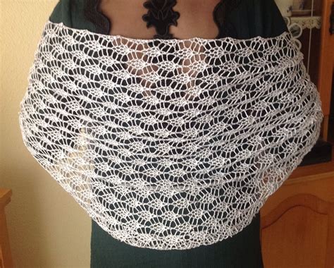 Tejido a dos agujas y crochet. punto calado para chal - Buscar con Google | Hilo de seda ...