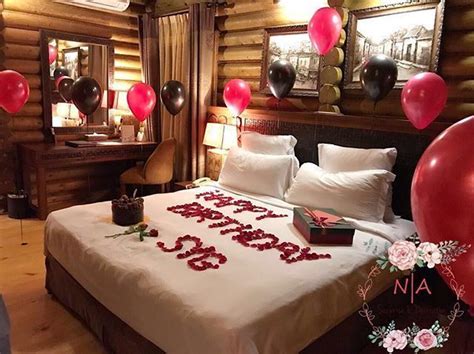 How To Decorate Bedroom For Romantic Night Fun Home Design Birthday Room Decorations