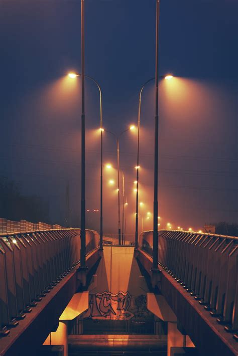 Streetlights By Night · Free Stock Photo