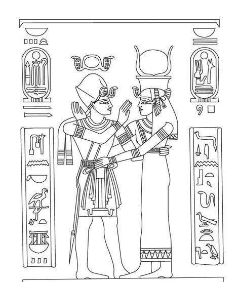Desenhos De Egito Antigo Para Colorir Pintar E Imprimir The