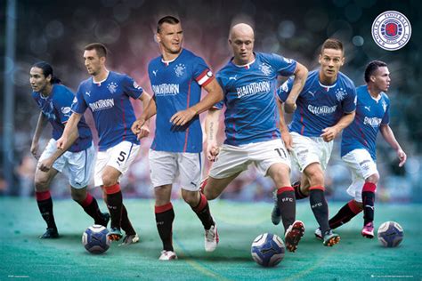 Welcome to the official online home of rangers football club. Rangers FC - Players 13/14 Poster | Sold at Europosters