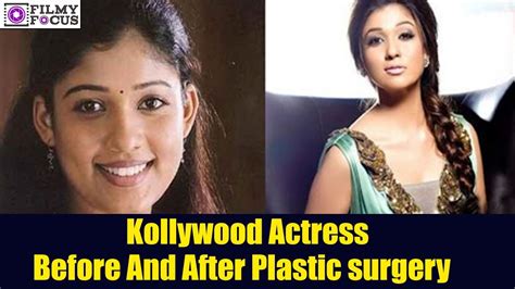 Kollywood Top Actress Plastic Surgery Before And After Nayanthara