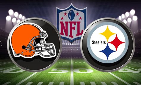 Upcoming Events Nfl Pittsburgh Steelers Vs Cleveland Browns