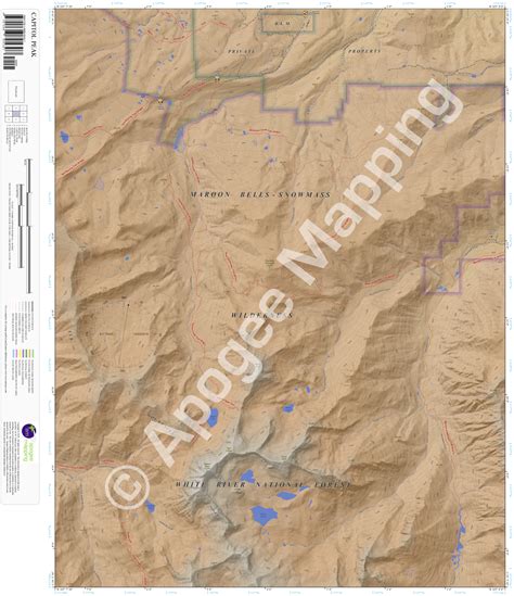 Capitol Peak Co Amtopo By Apogee Mapping Inc