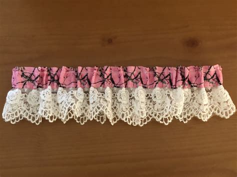 This Is The Pink Camo Garter I Made For Gabby For The Wedding Camo