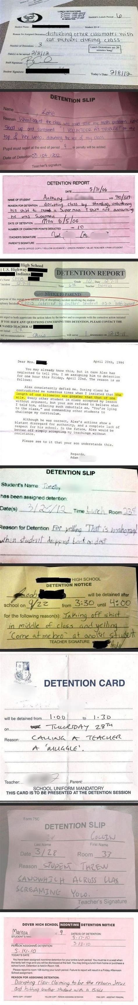 pin by nikki freer on endless entertainment funny detention slips make me laugh funny