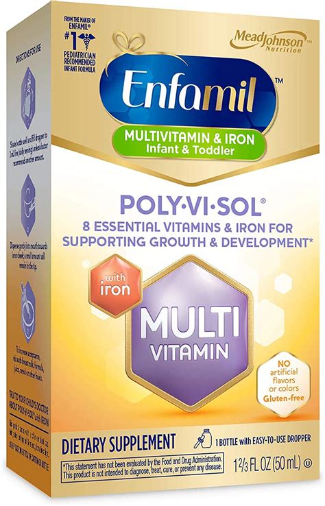 Buy Enfamil Poly Vi Sol Multivitamin Supplement Drops With Iron For
