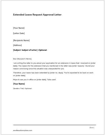 Credit Approval Letter Template For Word Word And Excel Templates
