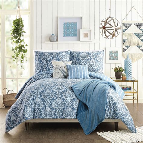 Jessica Simpson Tonal Damask 6 Piece Comforter Set Comforter Sets