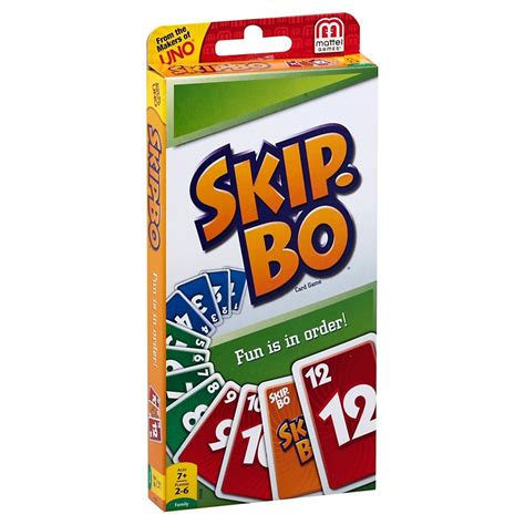 Mattel Skip Bo Card Game Shop Games At H E B