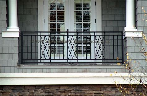 Front exterior & front yard. Aluminum Balcony Railing 2 | Wrought iron porch railings ...