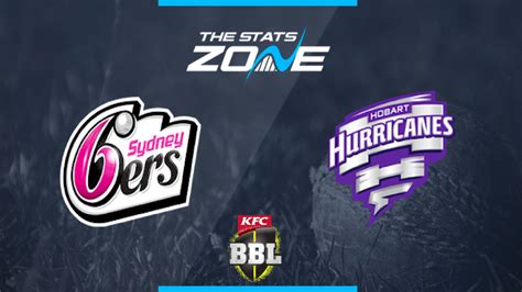 On the other hand, hobart hurricanes is one the first spot in the points table with 8 wins. 2019-20 Big Bash League - Sydney Sixers vs Hobart ...