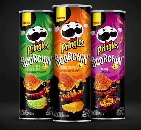 Review Pringles Scorchin Bbq And Scorchin Cheddar Spicy Food