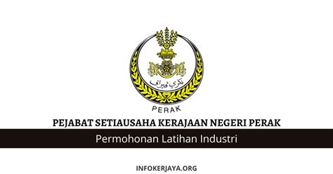 Sila hantar resume ke yat@pblt.com.my. Latihan Industri Pejabat Setiausaha Kerajaan Negeri Perak ...