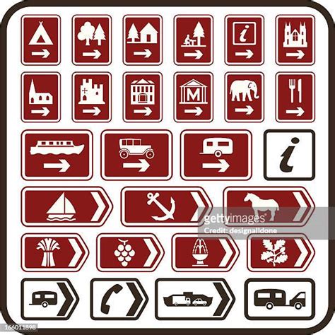 Foreign Road Signs High Res Illustrations Getty Images