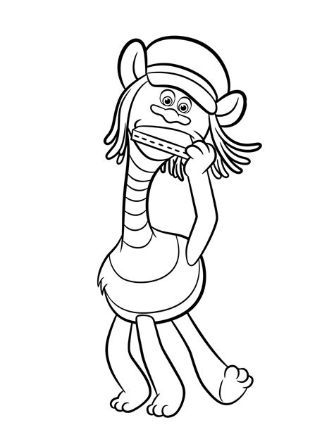 Trolls Coloring Pages To Download And Print For Free