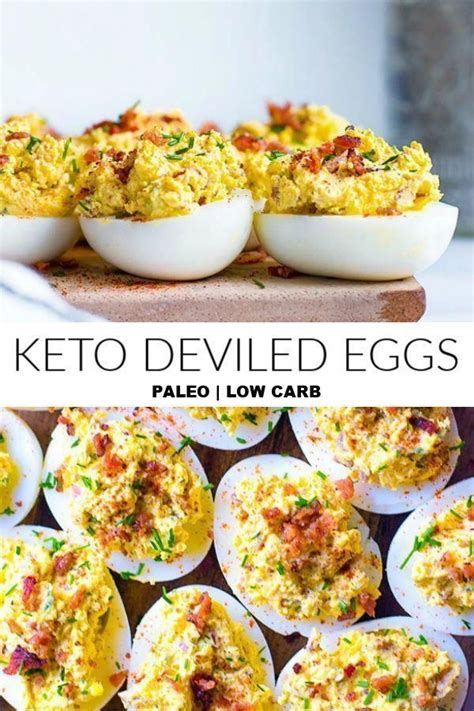 However, that doesn't mean you can't enjoy your favorite typically. Deviled Eggs With Bacon (Low Carb + Keto!) | Recipe in ...