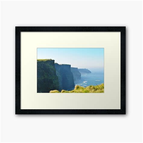 Cliffs Of Moher Ireland Framed Art Print By Janor Redbubble