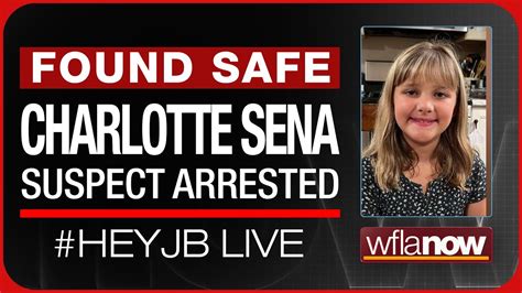 Breaking Found Safe 9 Year Old Charlotte Sena Found Suspect Arrested Awaiting Press