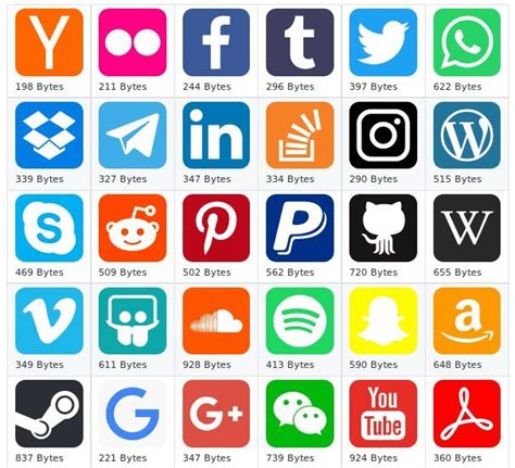 The top 32 most downloaded social media apps in 2020, according to software and analytics company. Image result for app logos | Website logo, App logo, Web ...