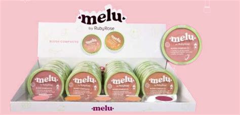 BLUSH COMPACTO CAKE MELU RUBY ROSE Distribuidora Dos Cosmeticos Tudo Para O Revendedor
