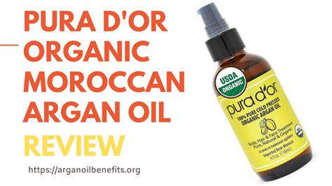 Pura D Or Organic Moroccan Argan Oil Review Argan Oil Benefits