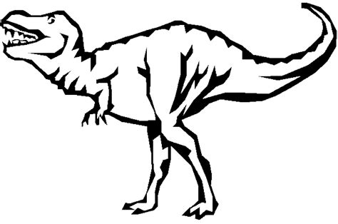 T Rex Outline Free Download On Clipartmag