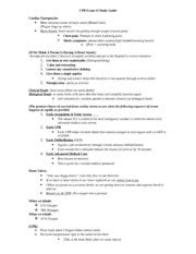 You should only sit your cpr test when you have reviewed the course material properly and know that you have sufficient knowledge to begin cardiac pulmonary resuscitation should it be required. CPR Exam #2 - CPR Exam#2 Study Guide Cardiac Emergencies ...