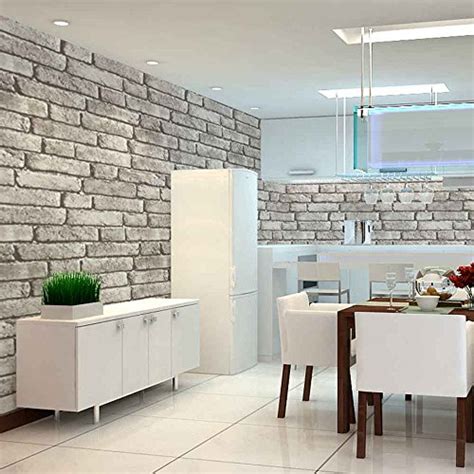Kitchen Wallpaper Brick Effect 400x400 Download Hd Wallpaper