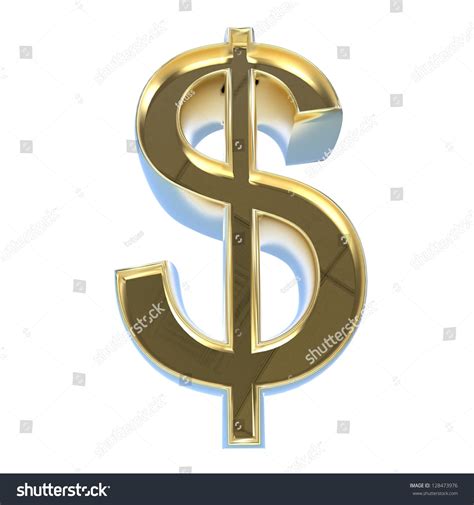Dolar white is on facebook. Dollar Sign On White Background Stock Photo 128473976 ...