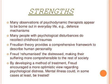 Attachment theory attachment is an emotional bond to another person. Psychodynamic approach (Strengths and weaknesses)