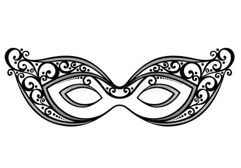 Photo About Beautiful Masquerade Mask Vector Patterned Design