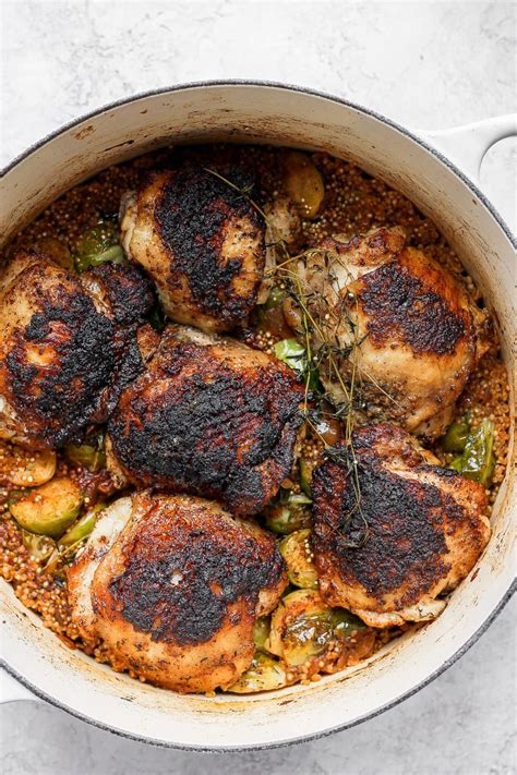 Dutch Oven Chicken Thighs Fit Foodie Finds