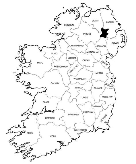 download scientific diagram the counties of ireland from publication distribution records of