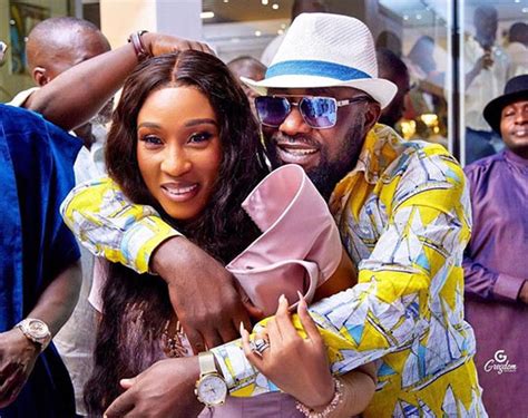 Osei Kwame Despite Caught In Rare Pose With His Beautiful Wife