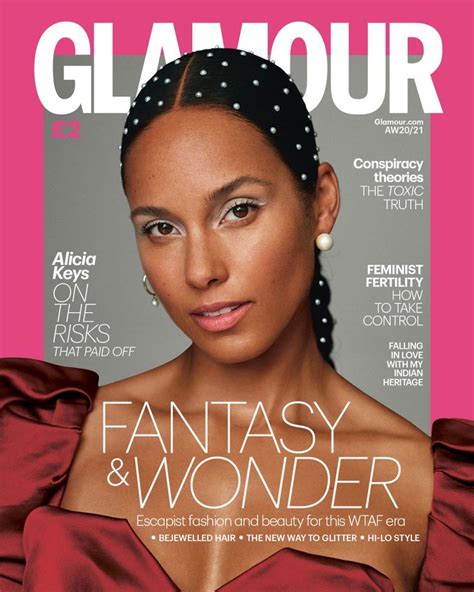 ALICIA KEYS for Glamour Magazine, UK Autumn/Winter 2020 ...