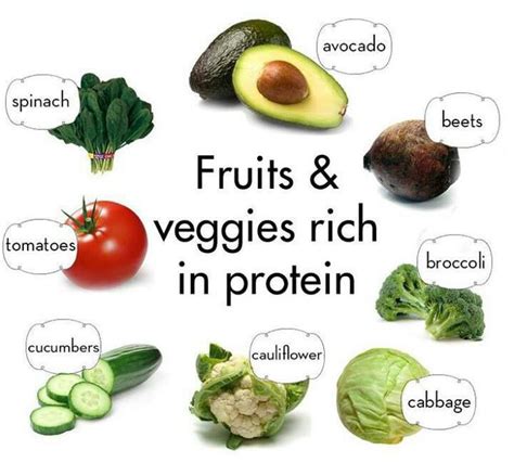 Fruits And Vegetables Rich In Protein Healthy High Protein